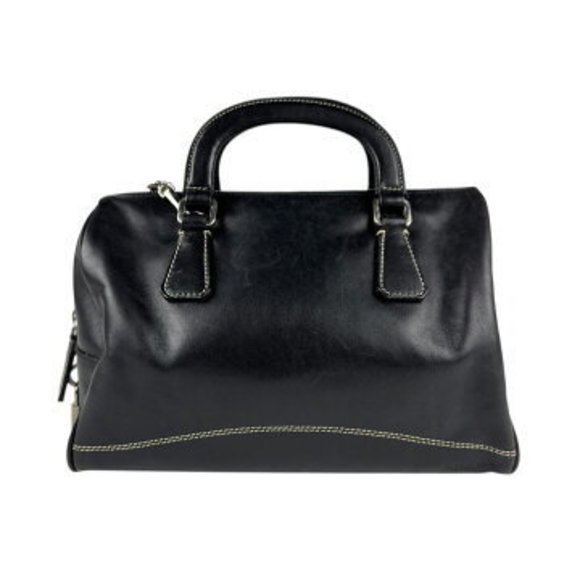 Prada Shoulder Bag black leather - Picture 1 of 5